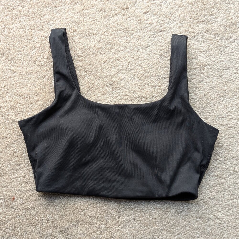 Madewell Flex Square Neck Sports Bra, Size XS
